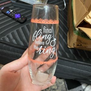 Bridal party glasses
